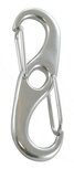 RVS karabijnhaken &quot;Surf-Snap&quot; dubbel veerhaak L= 150mm