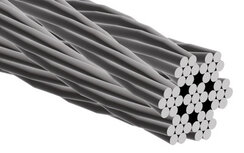 RVS staalkabel &Oslash;10mm 7x7