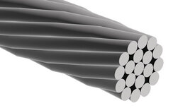 RVS staalkabel &Oslash;3mm 1x19