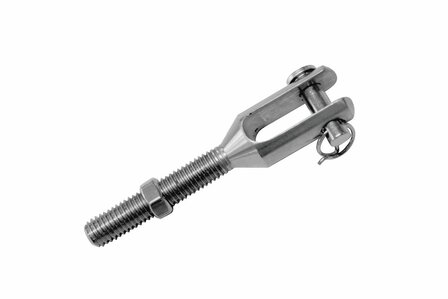 Draadgaffel machinaal geproduceerd M6 x 6mm pendikte