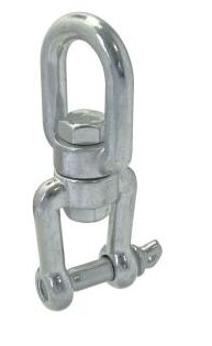 RVS wartel oog - gaffel &Oslash; 6mm