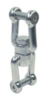 RVS wartel gaffel - gaffel met inbus pen &Oslash; 5mm