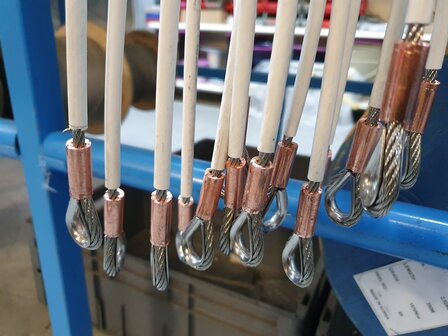 Zijstag polyvalk kabel 5/7 L=5,60 meter