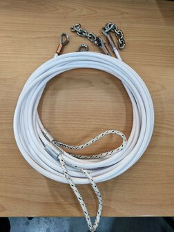 Zijstag polyvalk kabel 5/8 L=5,55 meter