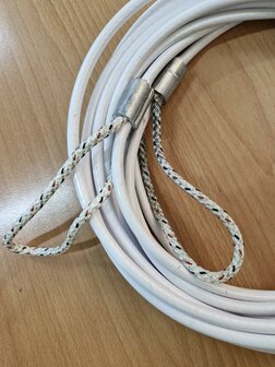 Zijstag polyvalk kabel 5/8 L=5,55 meter