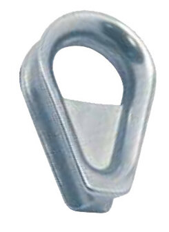 RVS kous met verstekte uitvoering 12mm draad