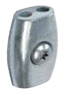 Kabelklem ei-vorm voor staalkabel 3mm