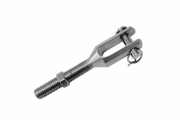 Draadgaffel machinaal geproduceerd M6 x 6mm pendikte