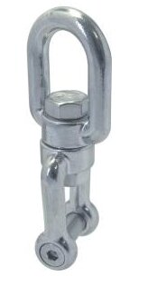 RVS wartel oog - gaffel met inbus pen Ø 19mm 