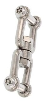 RVS wartel gaffel - gaffel met torx pen Ø 10mm