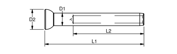 Balterminal design voor 12mm draad