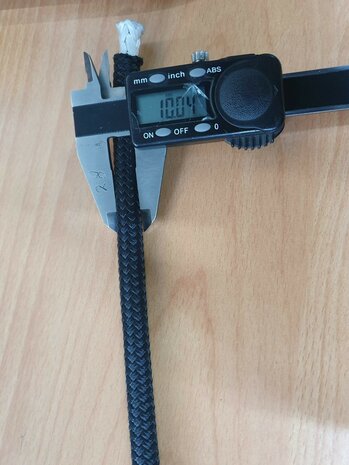 Dyneemlijn 10mm aan beide kanten design pelikaanhaak M8 