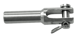 Draadgaffel met inwendige schroefdraad machinaal geproduceerd M8 x 6mm pendikte Draadgaffel met inwendige schroefdraad machinaal geproduceerd M8 x 6mm pendikte